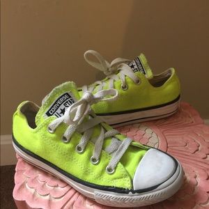 Size 12 converse boys or girls bright yellow