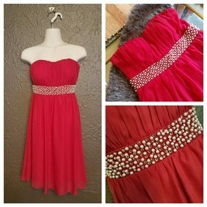 NWT | Scala | L | Red Cocktail Dress