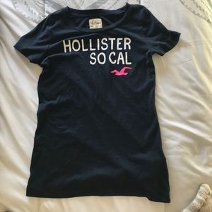 Navy Blue Hollister T-shirt
