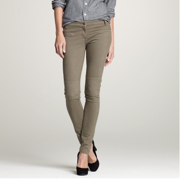 olive moto pants