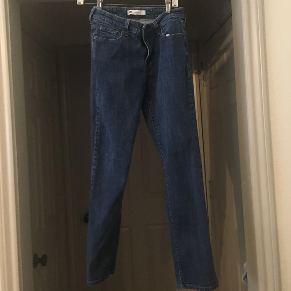 Levi's straight leg.