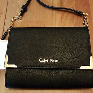 Brand new Calvin Klein leather crossbody bag