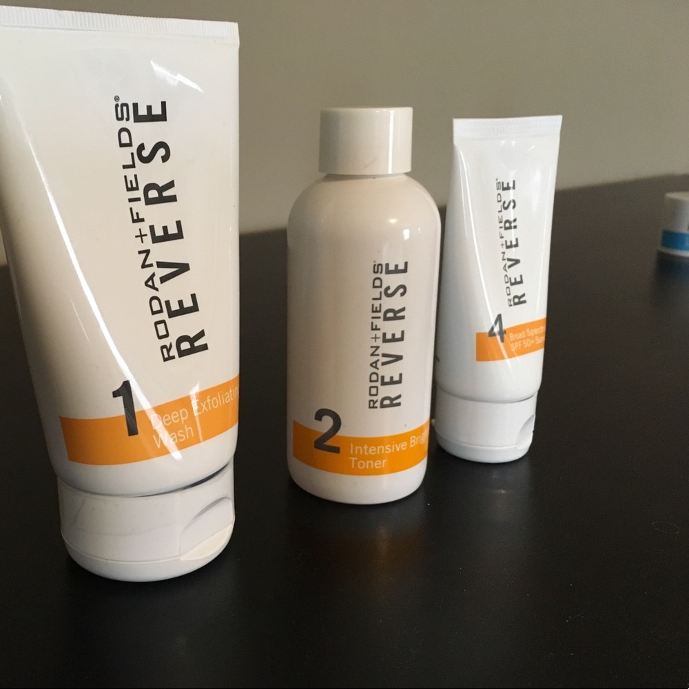 Rodan and Fields Reverse 1, 2, 4, barely used.