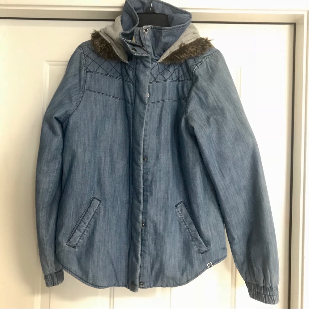 ROXY Fur Lined Hooded Jacket