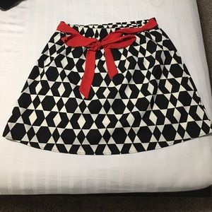 Black and White Skirt
