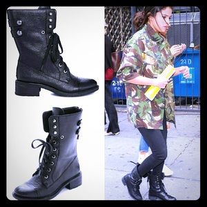 Sam Edelman Darwin leather combat boot