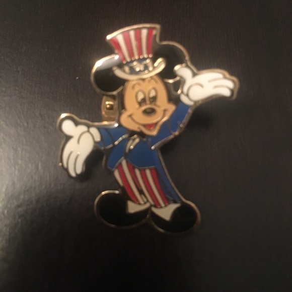 Disney Other - Kodak Mickey Mouse Uncle Sam 1989 Vintage pin