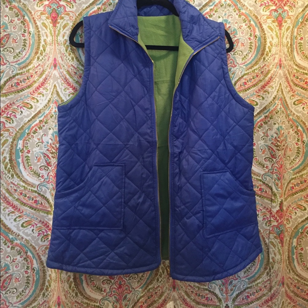 Reversible Quilted/Fleece Vest
