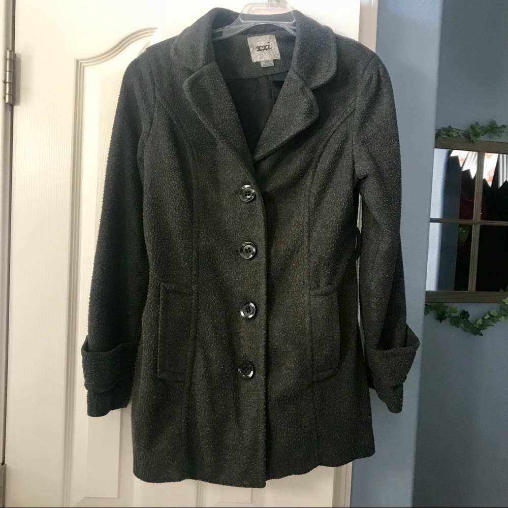 Forever 21 Button Coat