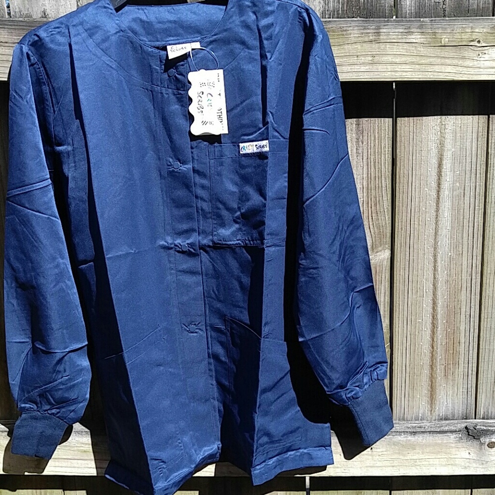 Navy Scrub Jacket