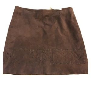 BCBGMaxAzria Leather Skirt
