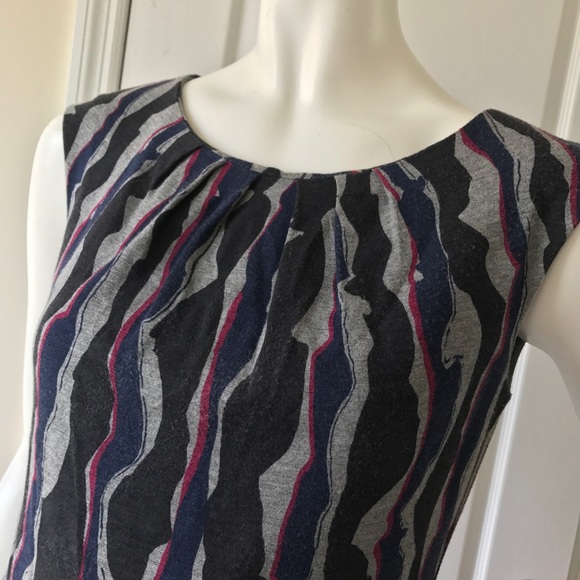 Trina Turk Vertical Stripe Sheath Dress 2 XS - Picture 2 of 3