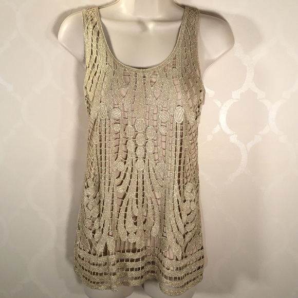 Express Tops - EXPRESS METALLIC TOP