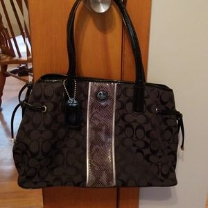 Black coach bag