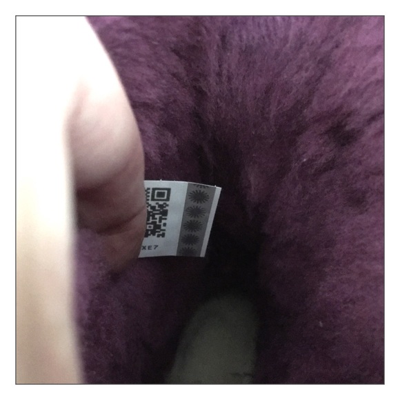 UGG® Bailey Button II Purple Tehuano Suede Boots - Picture 3 of 6