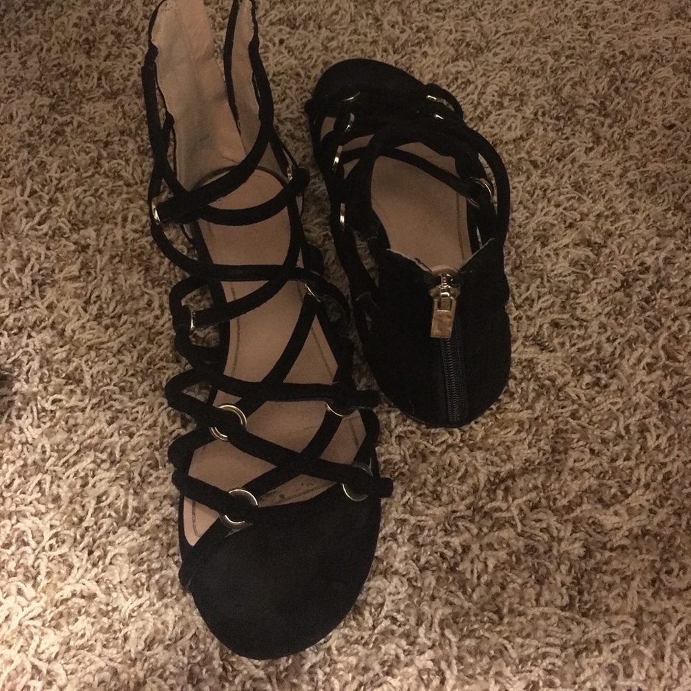 Top Shop Black Sandals