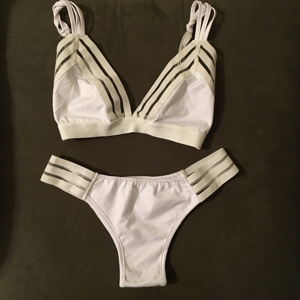 White bikini