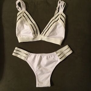 White bikini