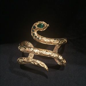 Snake Cuff and Earring Set