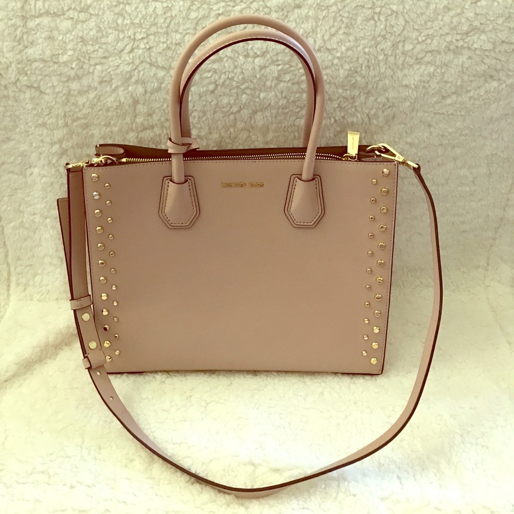 Michael Kors Tan handbag with gold hardware- NEW!