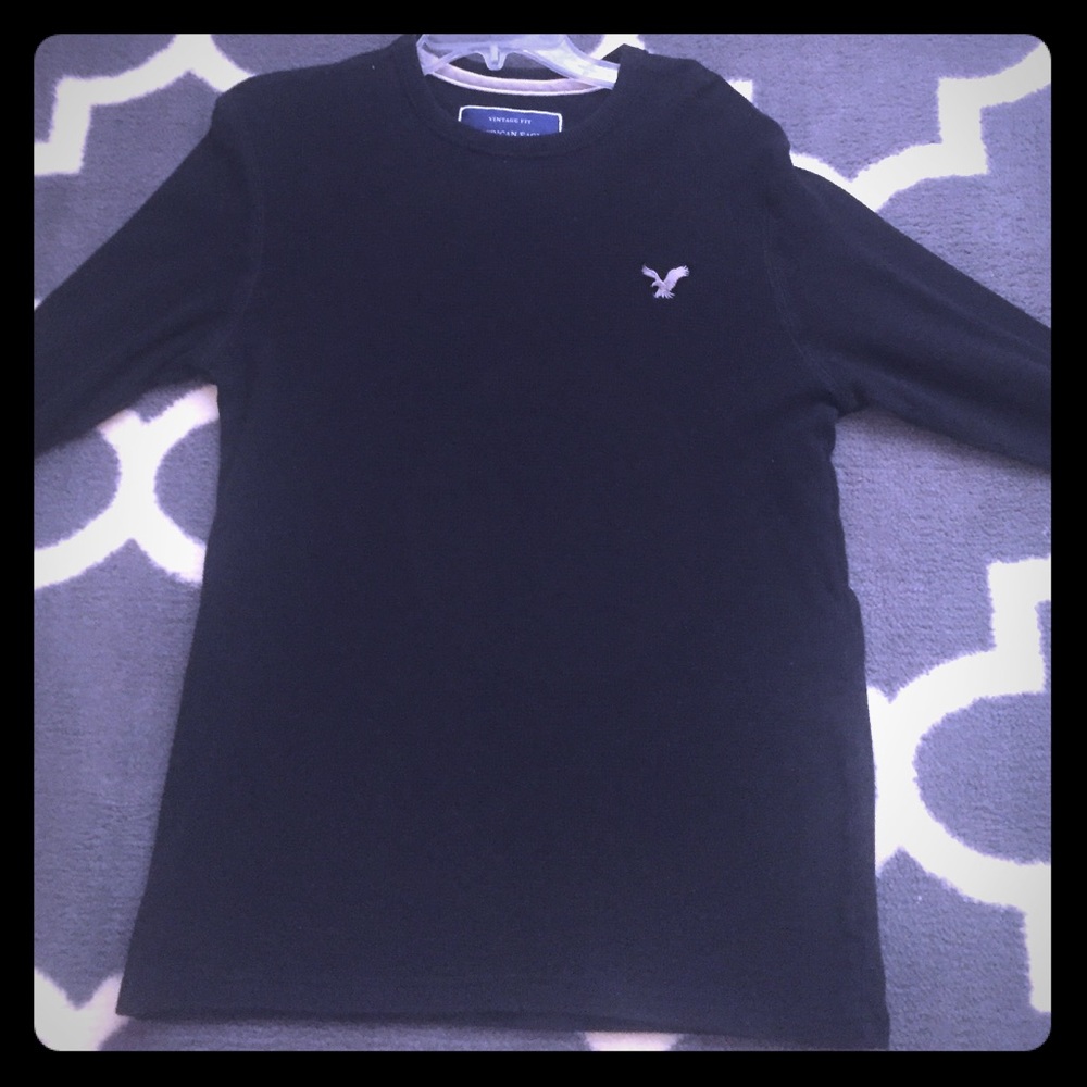 AMercian eagle men's knitted long sleeve T size M*