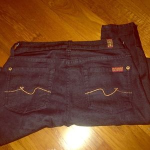 Sz 24 Seven skinny jeans -dark blue
