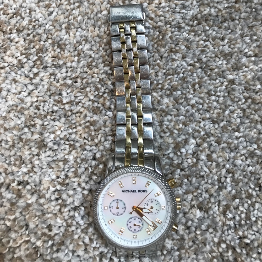 Mixed metal Michael kors watch