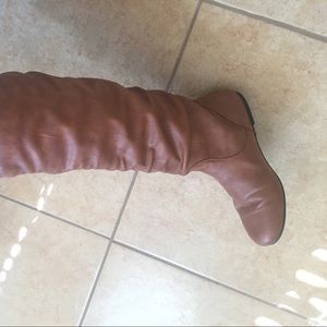Charlotte Russe Cognac Riding Boots Size 7