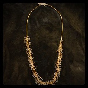 Long Gold Statement Necklace