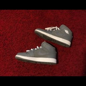 Kids Gray Air Jordans