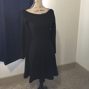 Black long sleeve dress