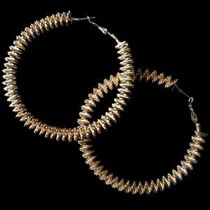 •Gold Hoop Earrings•