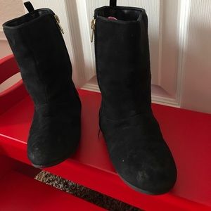 Toddler girl suade boots