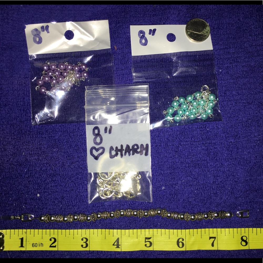 .925 8” SS Bracelets/Anklets