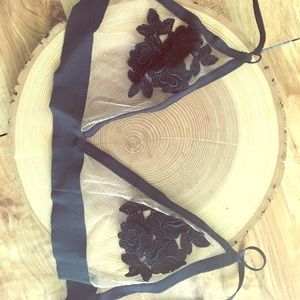 For Love and Lemons appliqué Bralette