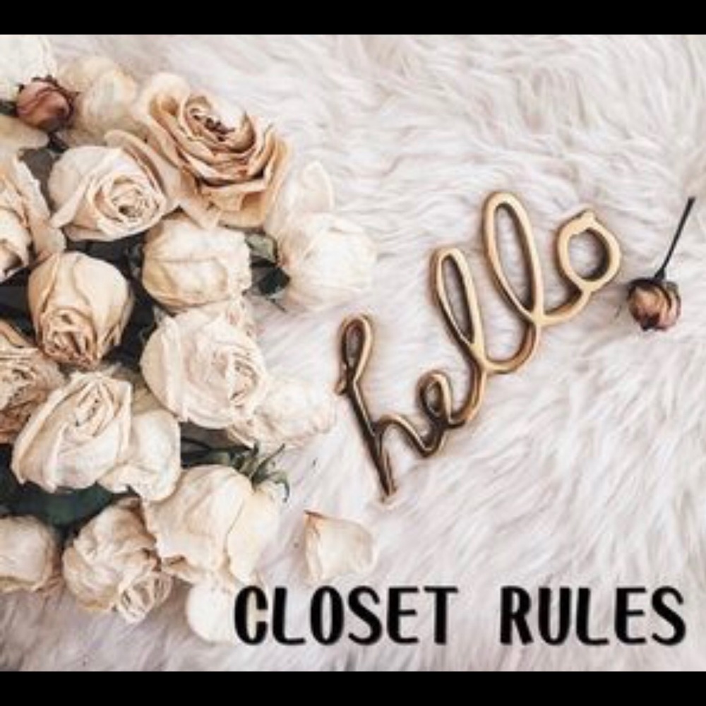 💁🏽 Closet Rules