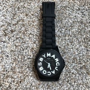 Black rubber Marc Jacobs watch