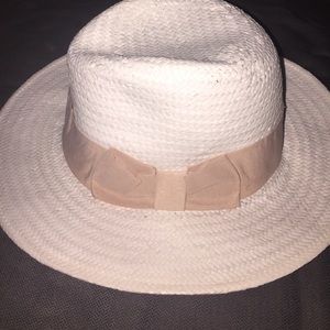 White straw hat