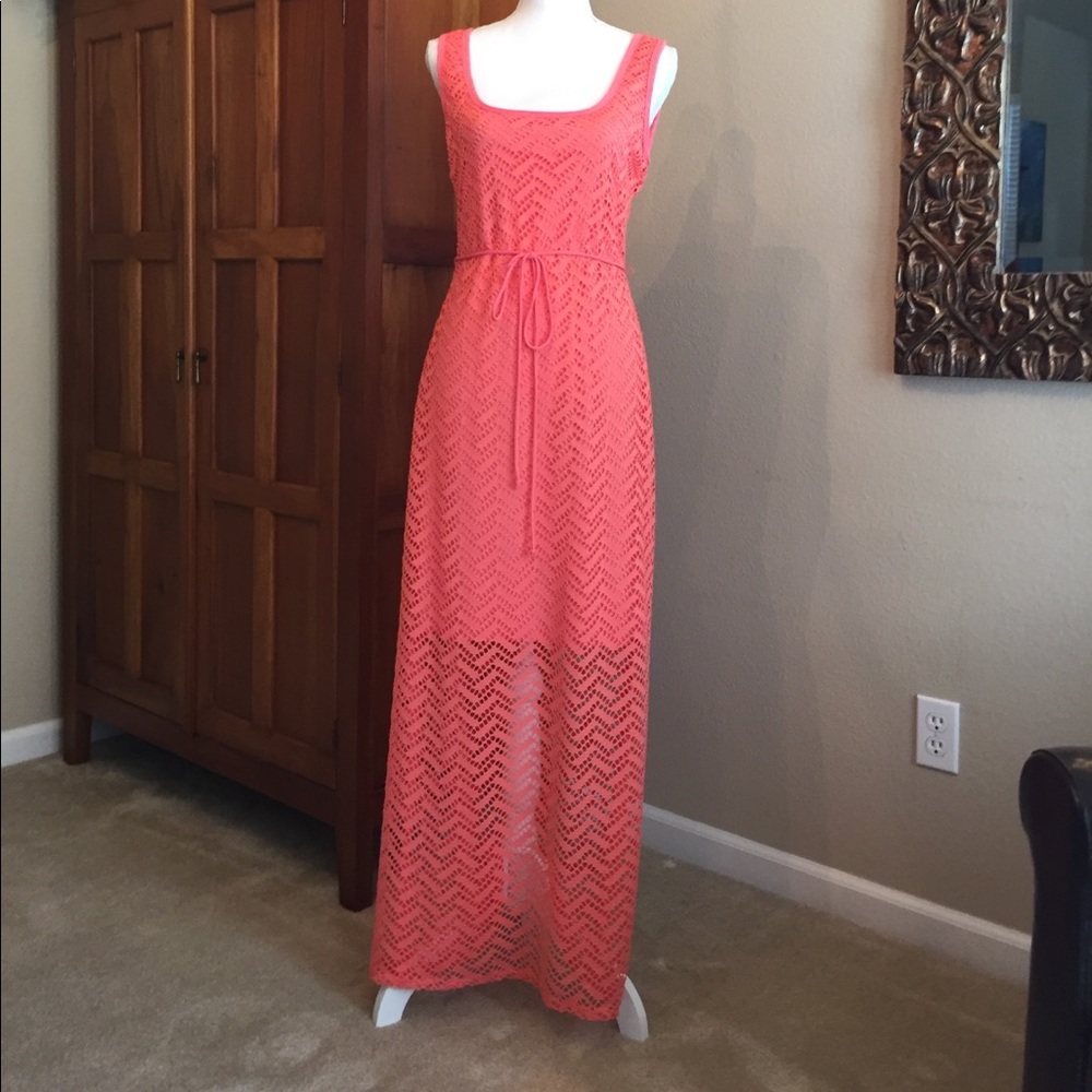 Sassy Salmon colored dress!