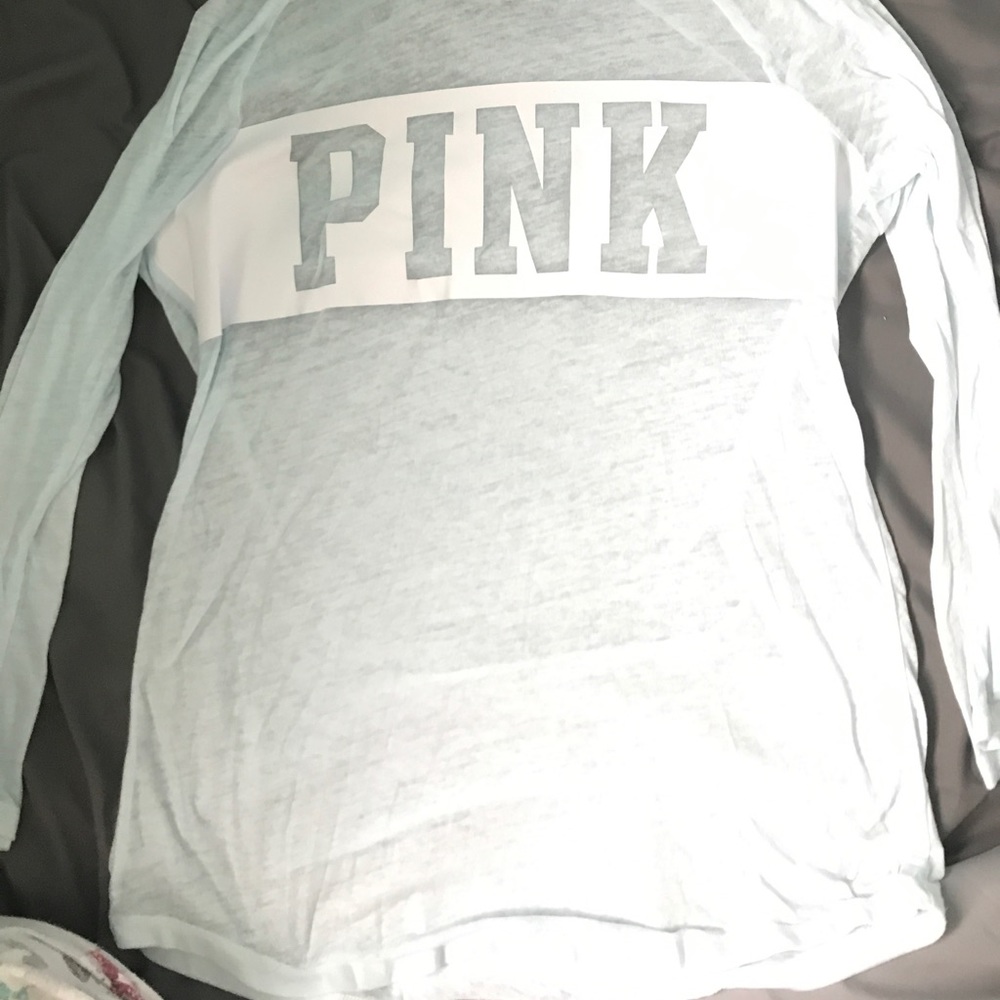 pink long sleeve tee