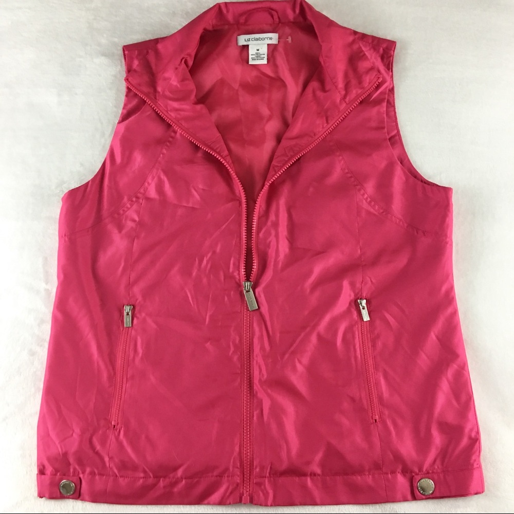 Liz Claiborne Pink Water-resistant Vest