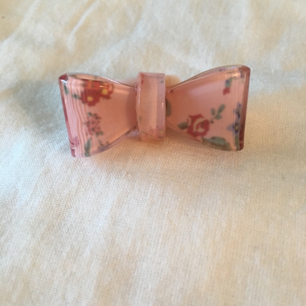 Pink Bow Ring