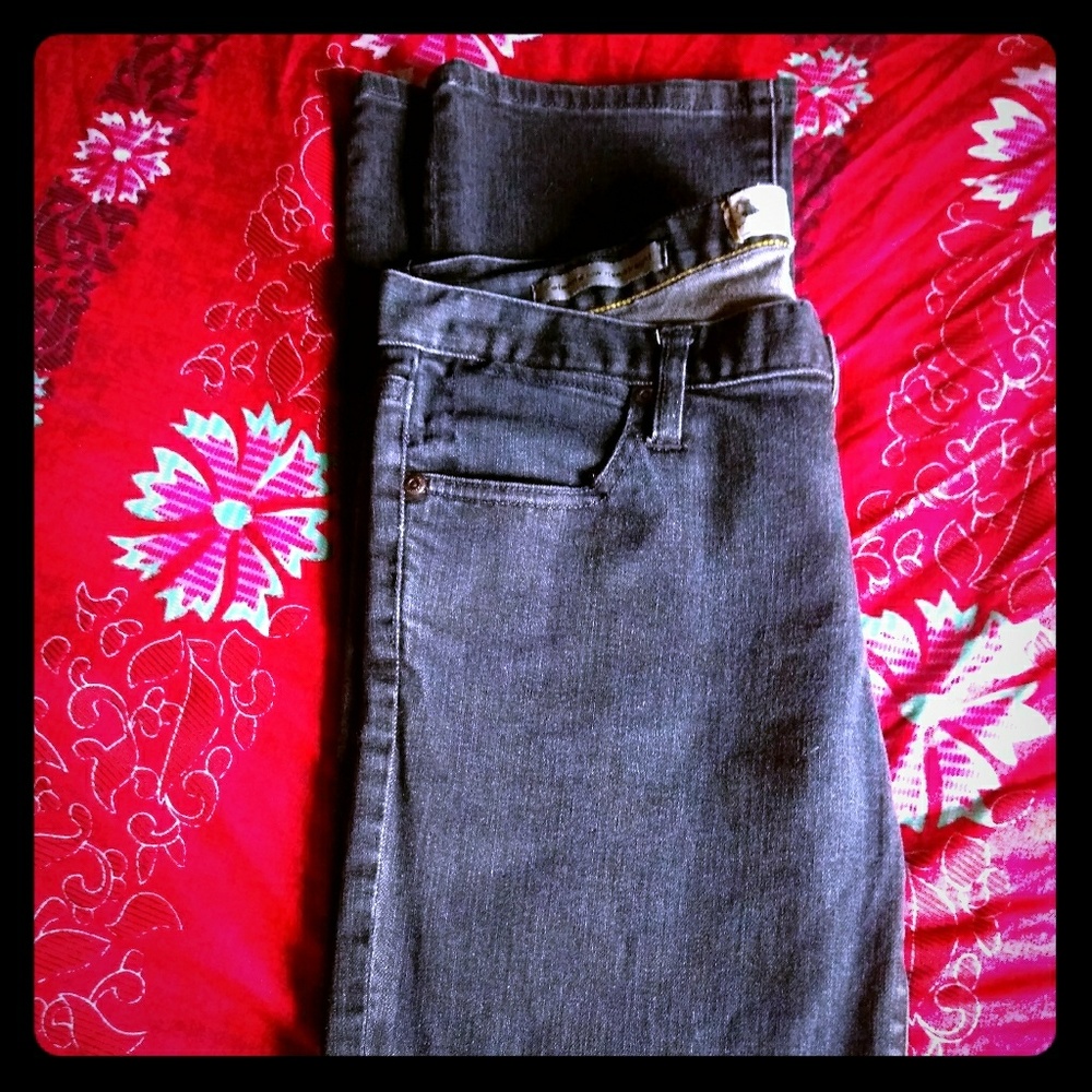 paper denim&cloth sienna lowrise straight drk wash