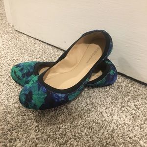 BCBG multi color flats
