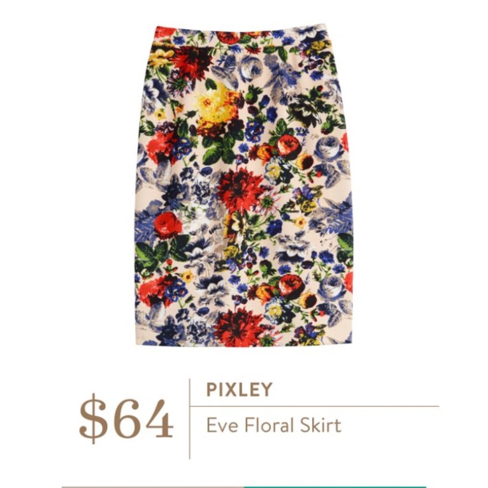 Pixley Eve Floral Skirt (Stitch Fix)