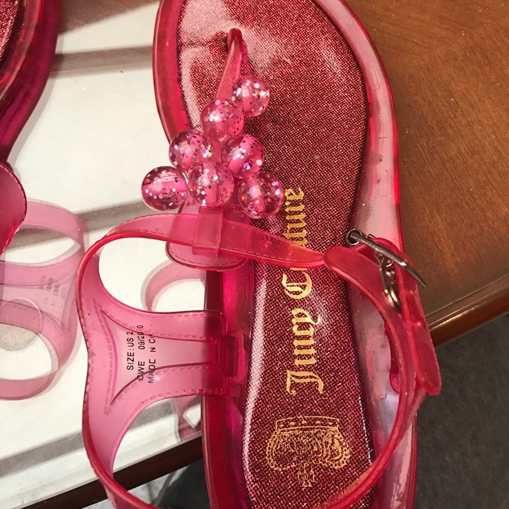 Juicy couture sandals Sz 2 - Picture 4 of 4