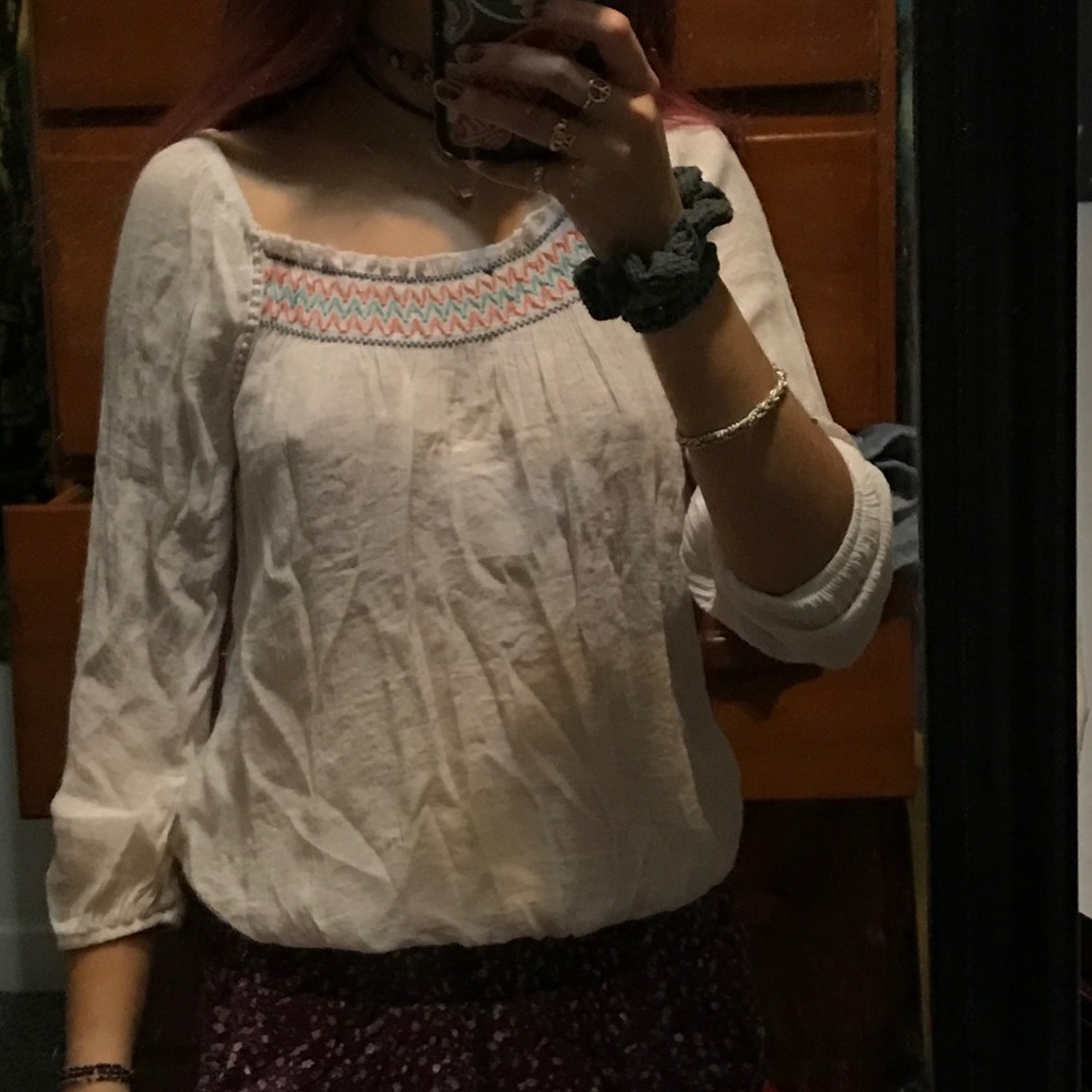 3/4 sleeve top