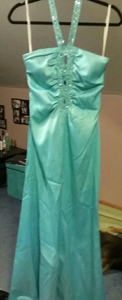Light blue prom dress