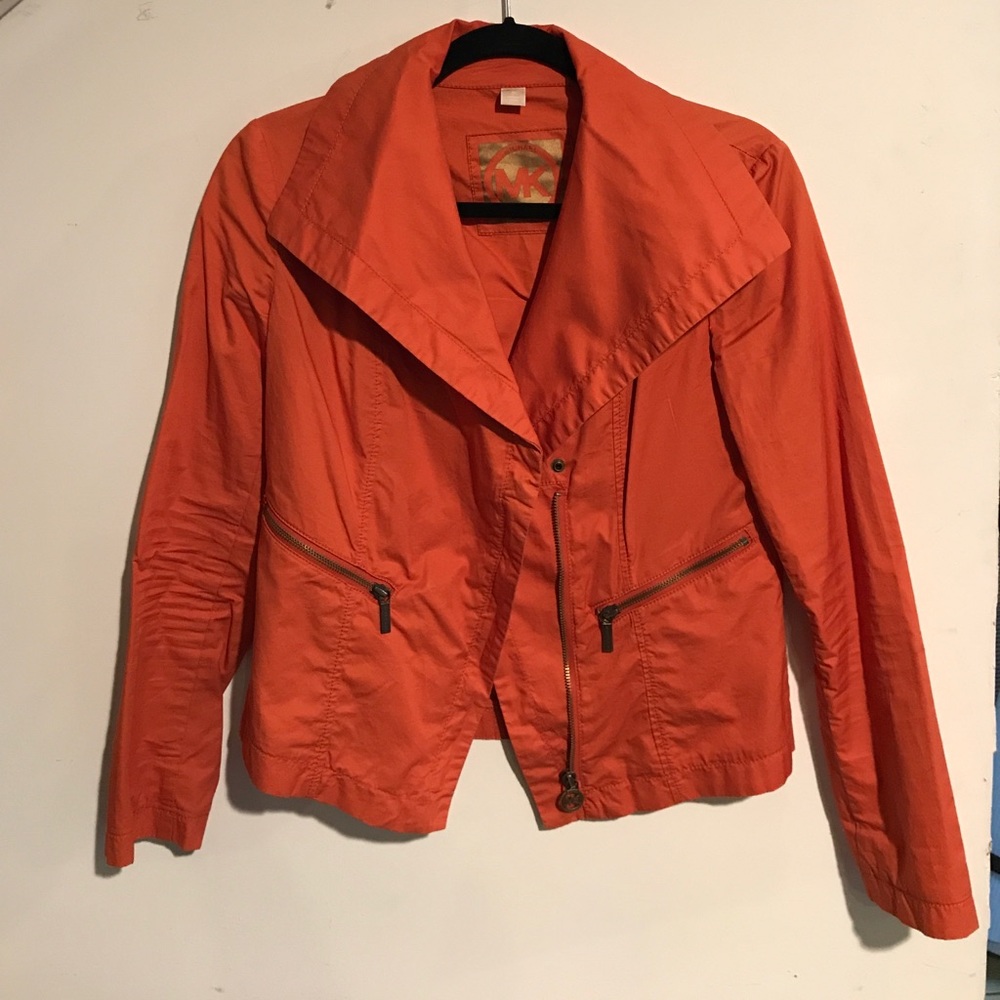Michael Kors asymmetrical moto jacket