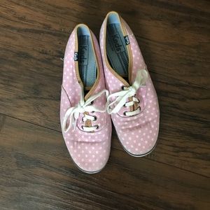 Pink Polka-Dot Keds